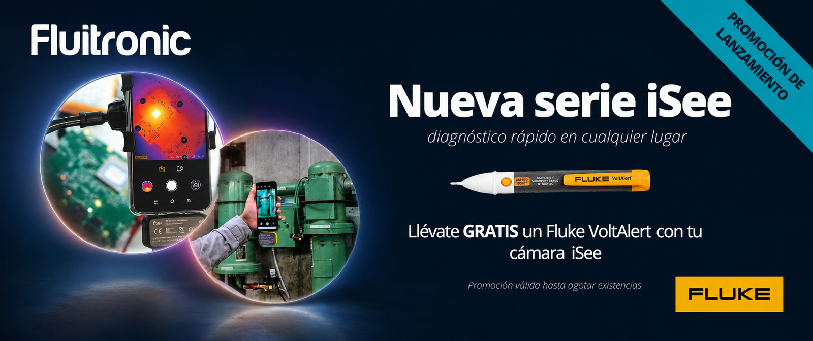 Cámara acústica y cámara termográfica para móvil: las nuevas Fluke iSee