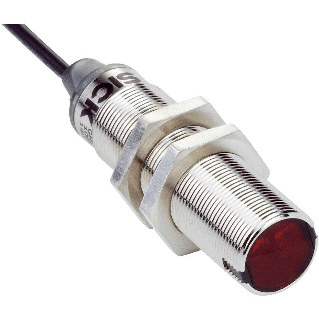 Barrera emisor-receptor GRSE18 LED, PNP, claro/oscuro, cable 4H 2m