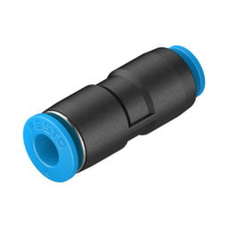 Racor recto QS, tubo 6 a 4 mm