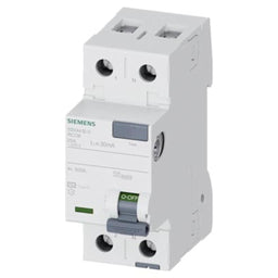 Interruptor diferencial, 2 polos, tipo AC, 25A, 100mA