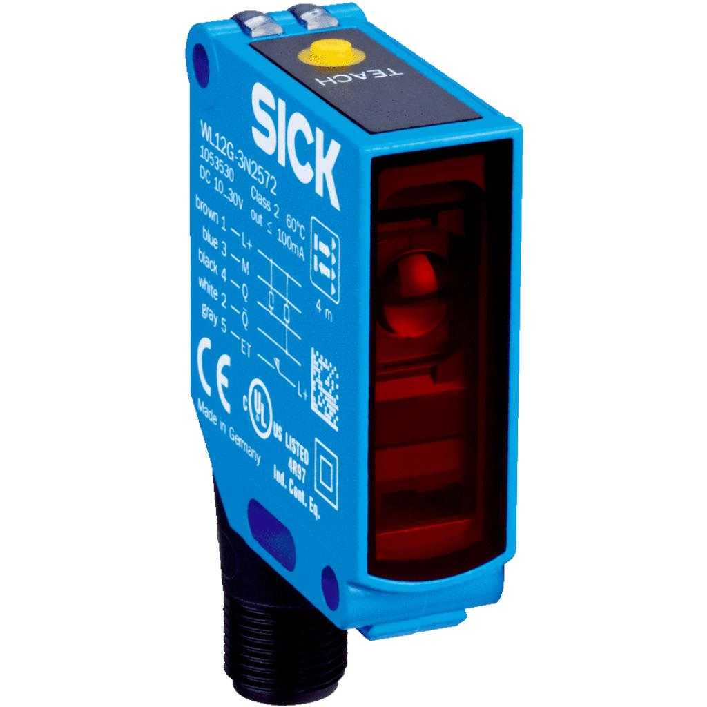 Barrera fotoeléctrica réflex WL12G LED, PNP, claro, M12 5P