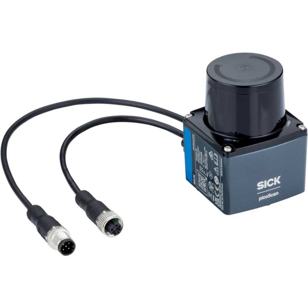Sensor LiDAR picoScan100, Salida de datos medidos, 0,05m...30m, M12