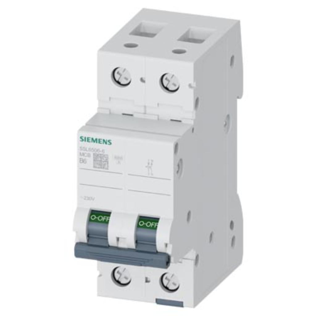 Magnetotérmico 400V 6kA 1+N polos B, 6A