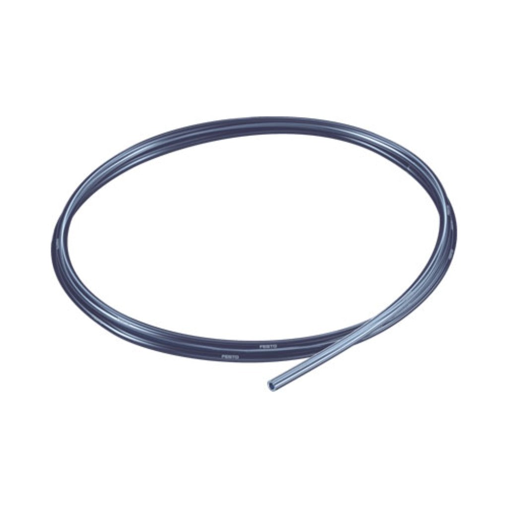 Tubo poliuretano PUN, tubo 4 mm, negro