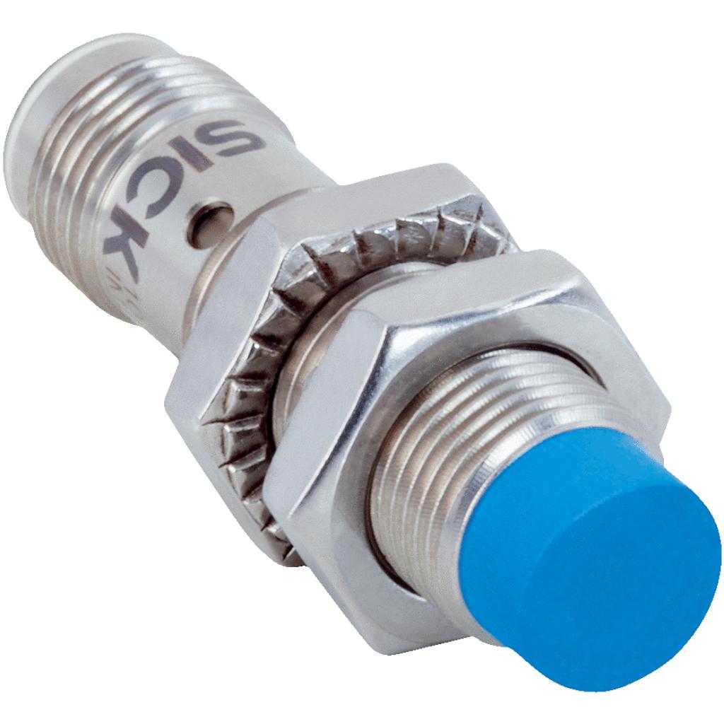 Inductivo IMB12, PNP NC, Sn=8 mm corto, no enrasado, C.c. 3 hilos, M12 4P