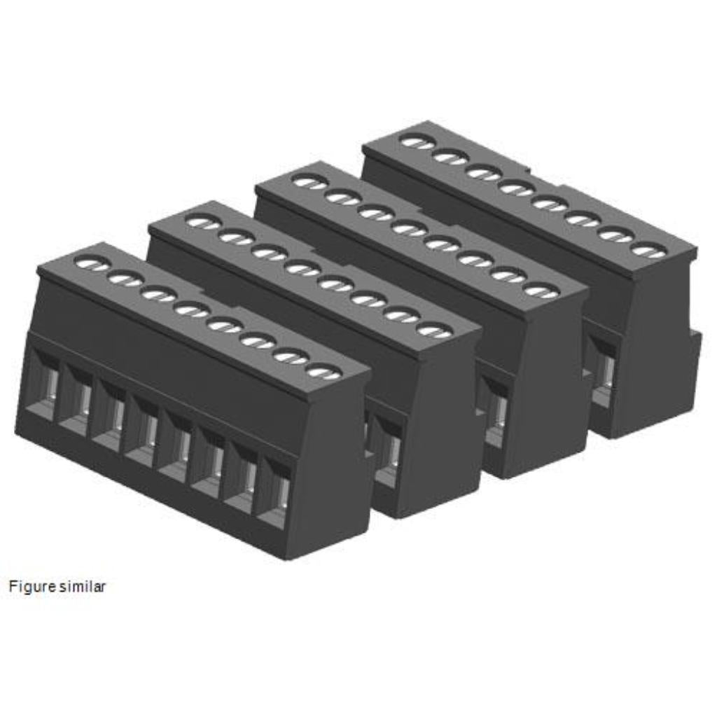 Connector Block, 8 Poles, Tin (4/PK)