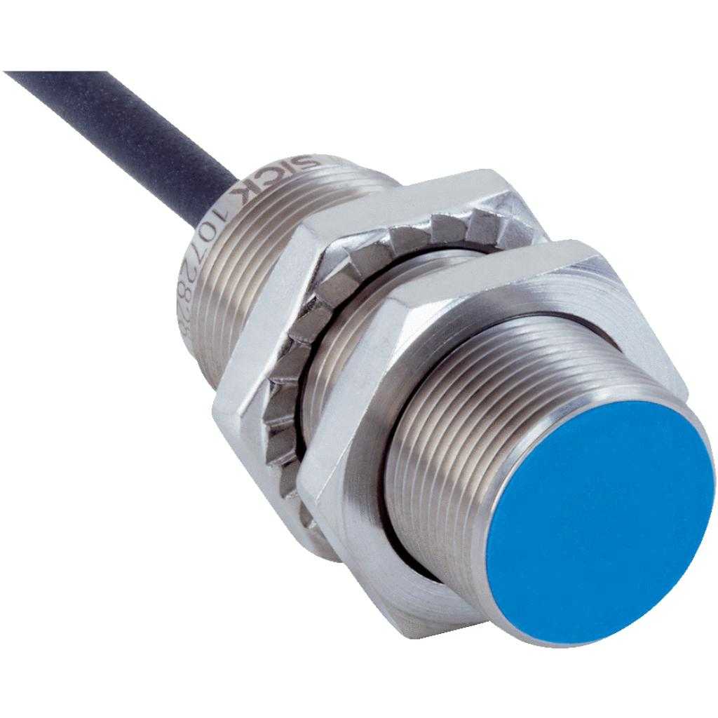 Inductivo IMB18, NPN NO, Sn=8 mm corto, casi enrasado, C.c. 3 hilos, cable 2 m