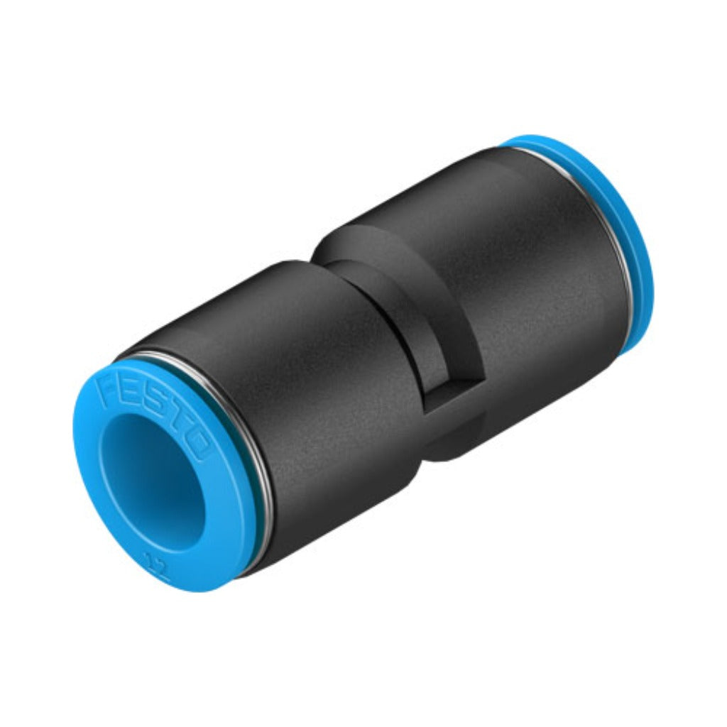 Racor recto QS, tubo 12 mm