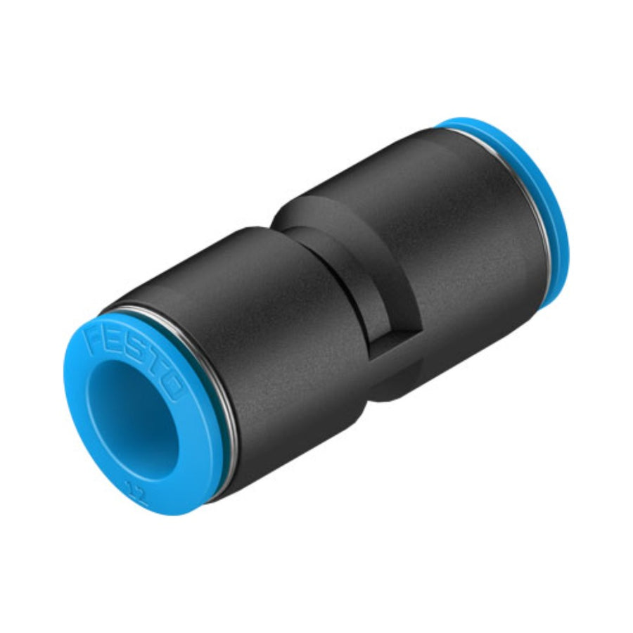 Racor recto QS, tubo 12 mm