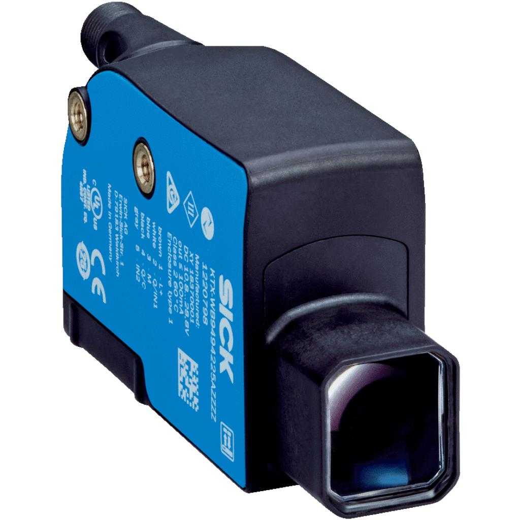 Sensor contraste KTX, LED, RGB, 40mm, PNP, M12 5P