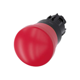Cabeza seta 3SU, 22mm, plástico, rojo, seta