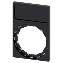 Cabeza pulsador 3SU, 22mm, negro