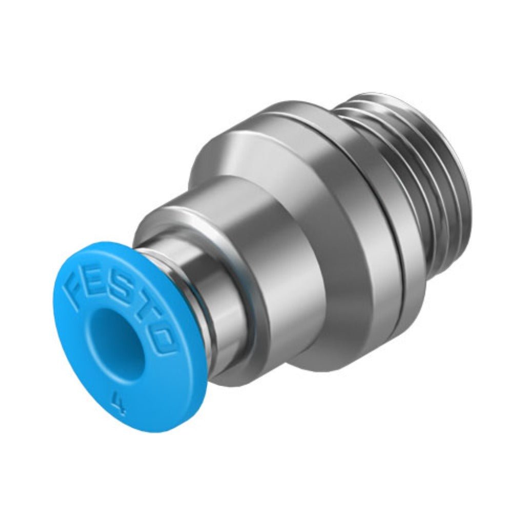 Racor recto QS, G1/8, tubo 4 mm