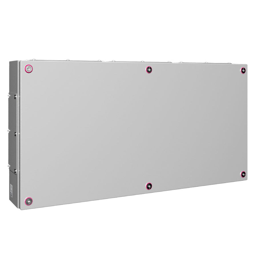 KX caja bornes, 800x400x120 mm, placa de entrada de cables