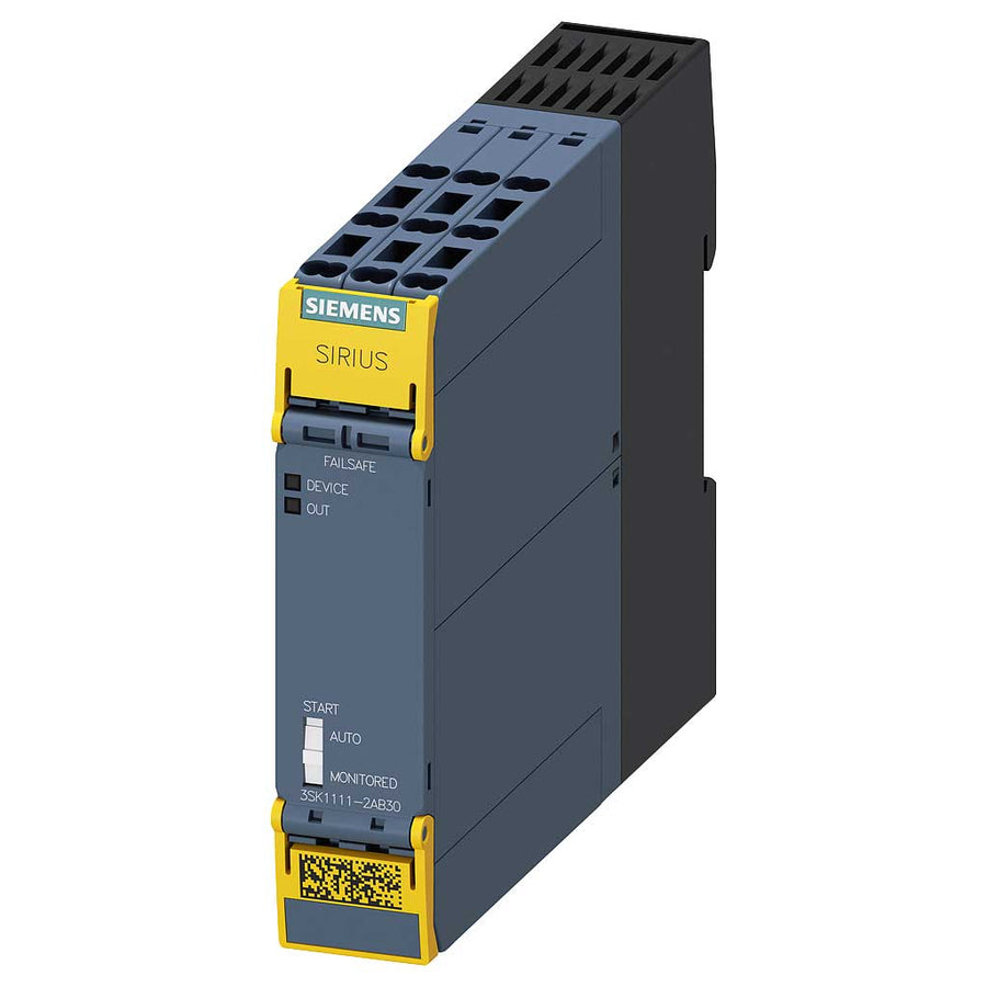 Relé de Seguridad, Ud. Base Estándar, 3NA + 1NC, 24V AC/DC, Conex. Resorte