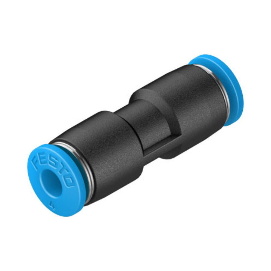 Racor recto QS, tubo 4 mm