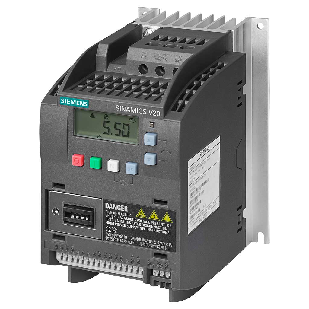Sinamics V20, 3AC400V 4.0KW UNFILTERED