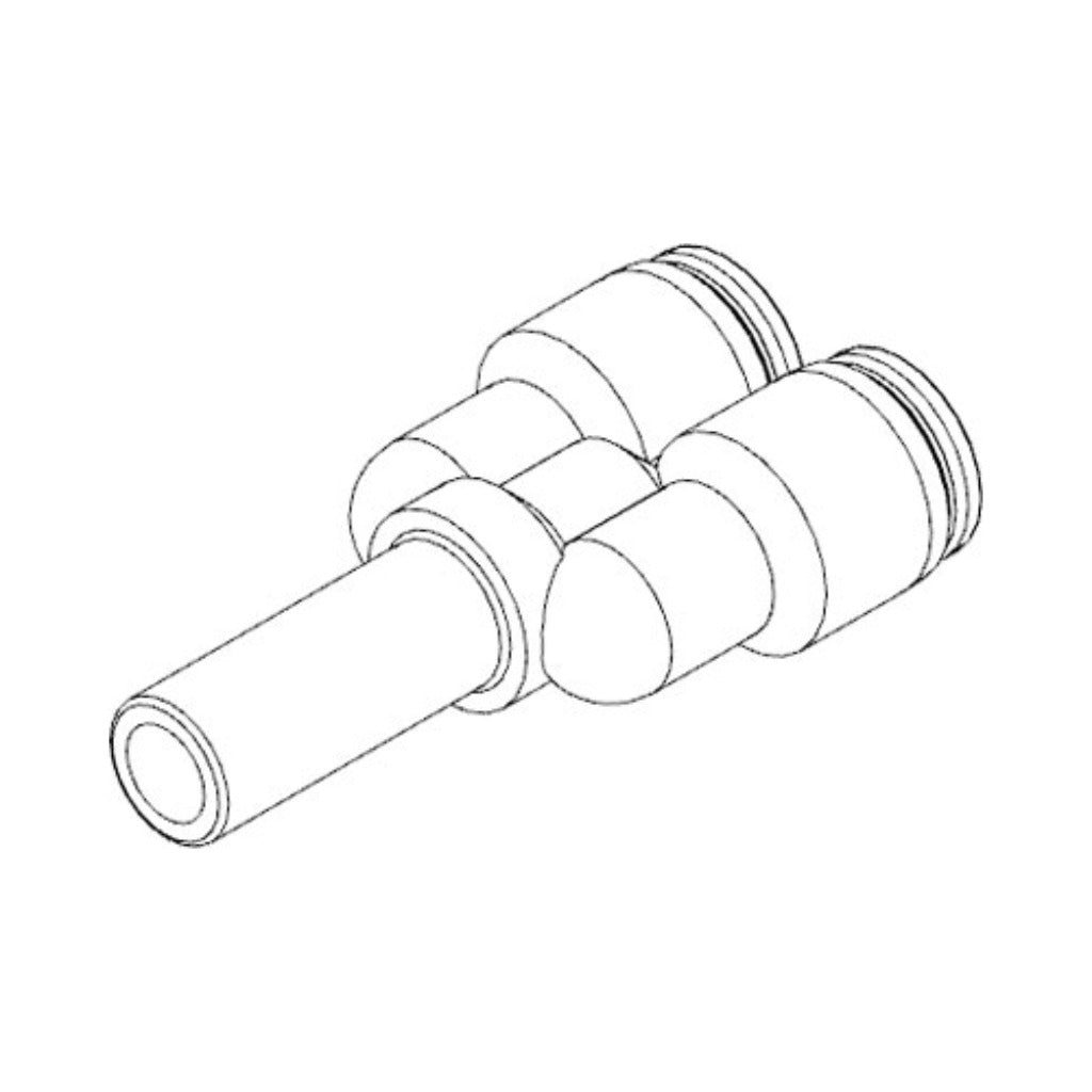 Racor en Y QSY, tubo 12 mm