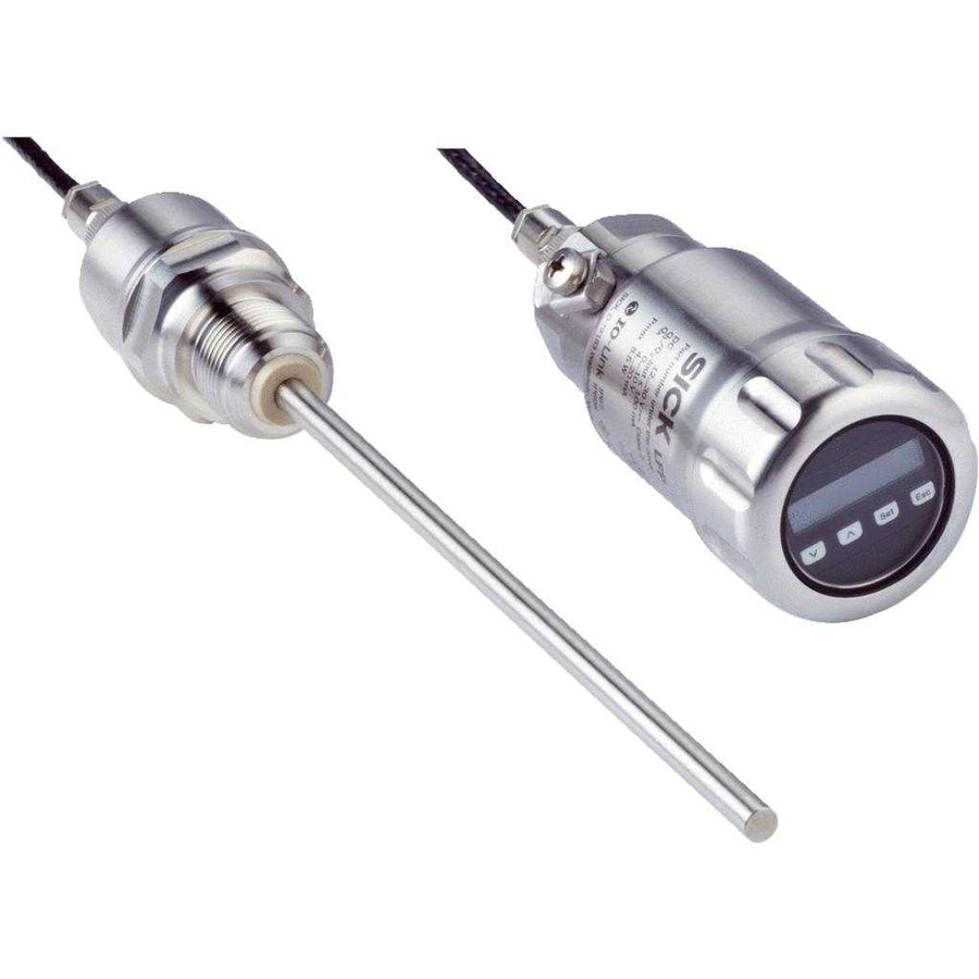 Sensor de nivel LFP Inox, ¾" NPT, 700mm, Sonda higiénica, 1x PNP + 1x PNP/NPN + 4-20mA