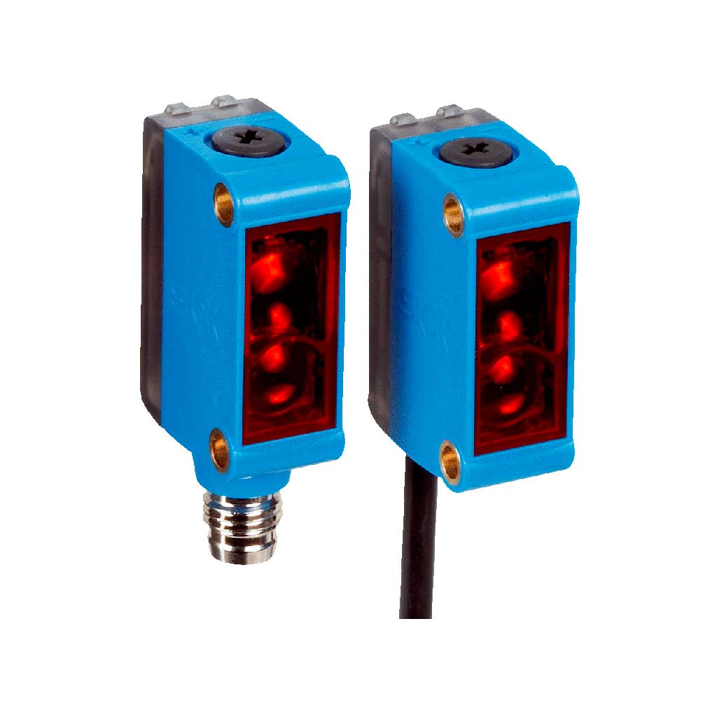 Barrera emisor-receptor GSE6 LED, PNP, claro/oscuro, cable 3H 2m
