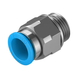 Racor recto QS, G1/2, tubo 16 mm