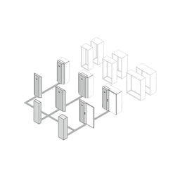 SK puerta clima modular VX25 800x1800 mm