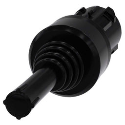Cabeza pulsador 3SU, 22mm, plástico, negro
