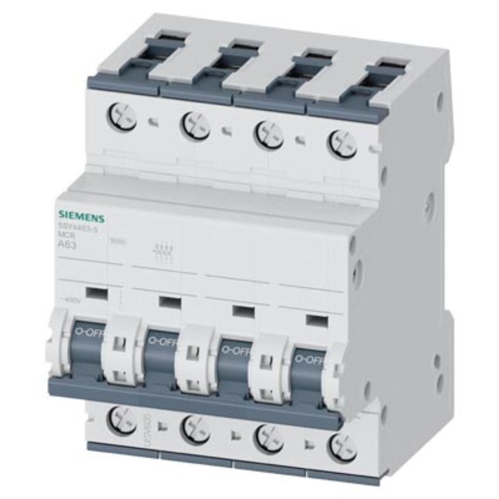 Magnetotérmico 400V 10kA, 4 polos, A, 63A, T=70 mm