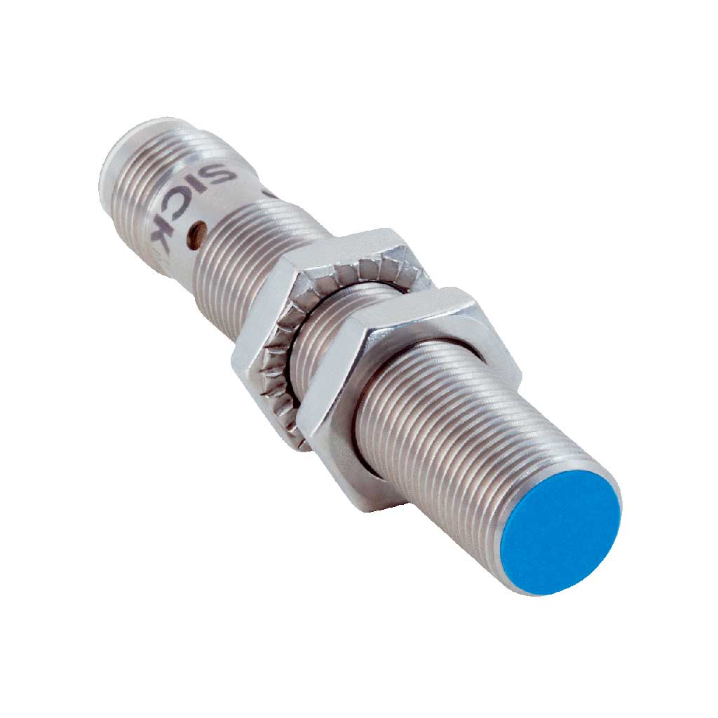 Inductivo IMB12, PNP NO, Sn=4 mm ultracorta, enrasado, C.c. 3 hilos, M12 4P