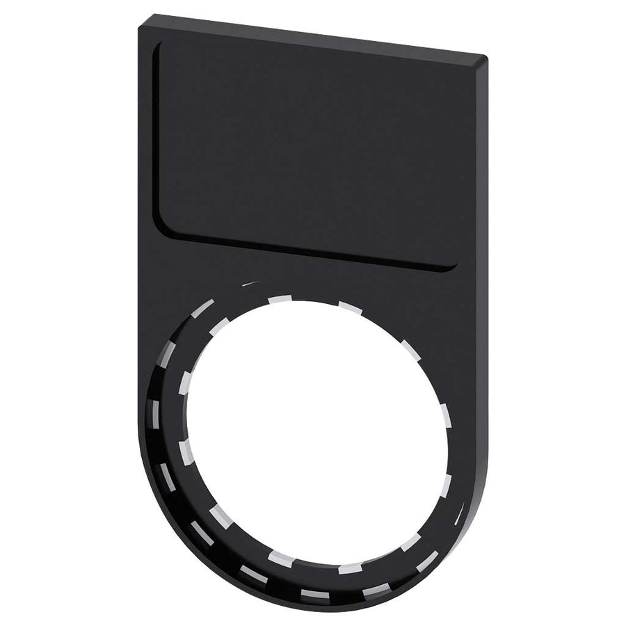Cabeza pulsador 3SU, 27mm, negro
