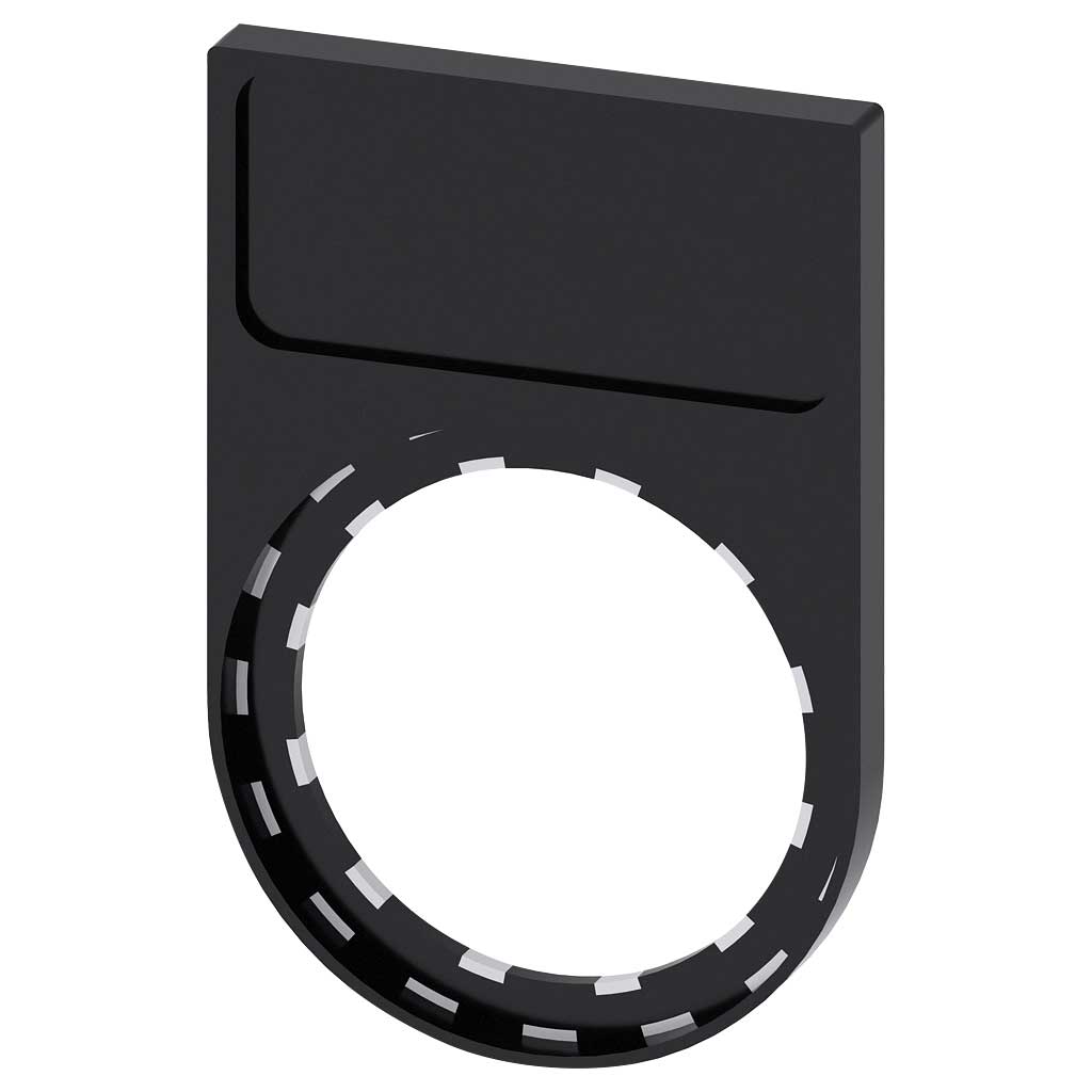 Cabeza pulsador 3SU, 27mm, negro