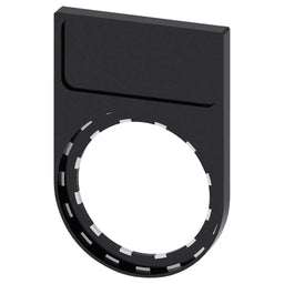 Cabeza pulsador 3SU, 27mm, negro