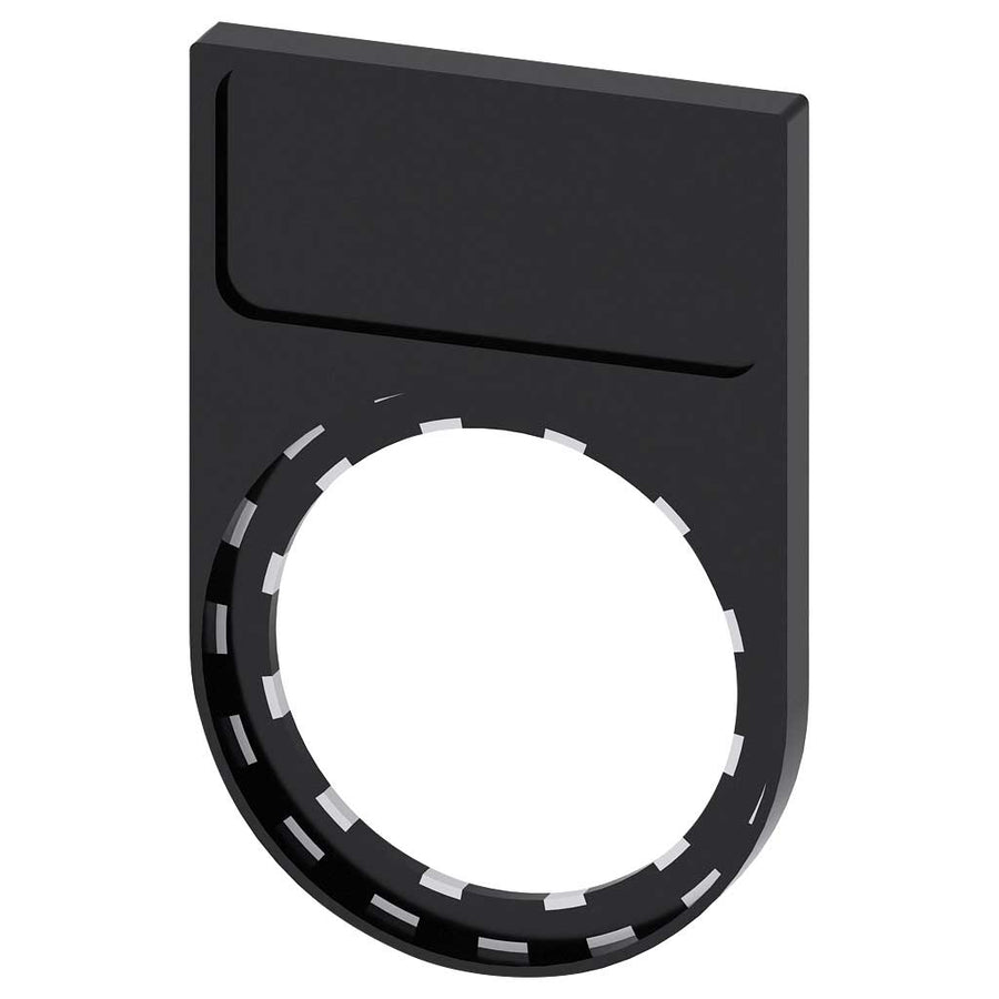 Cabeza pulsador 3SU, 27mm, negro