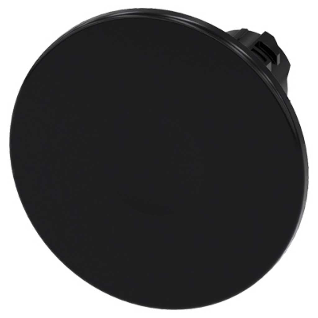 Cabeza seta 3SU, 22mm, plástico, negro, seta