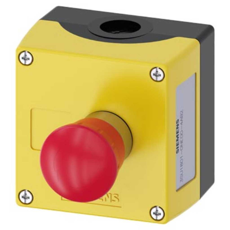 Caja mando 3SU, plástico, 22mm, 1 puntos