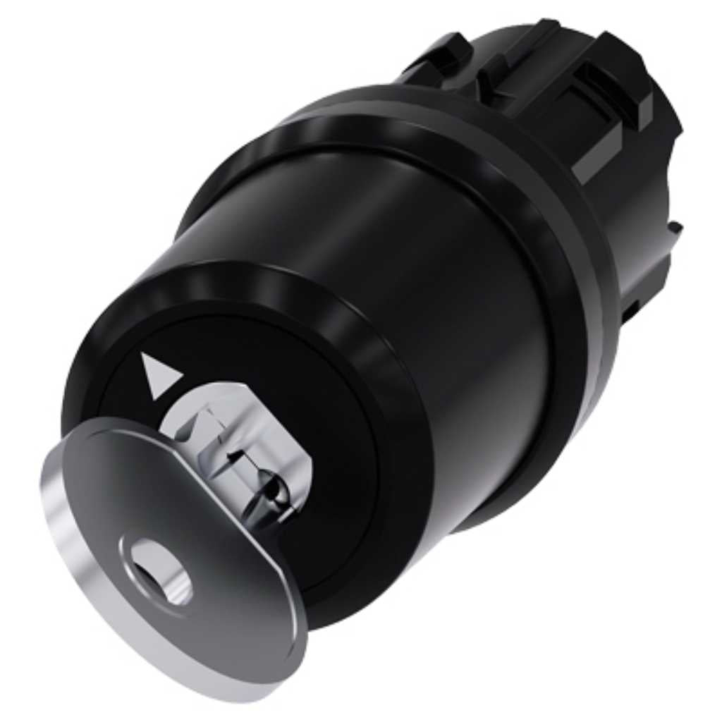 Cabeza llave 3SU, 22mm, plástico, con llave