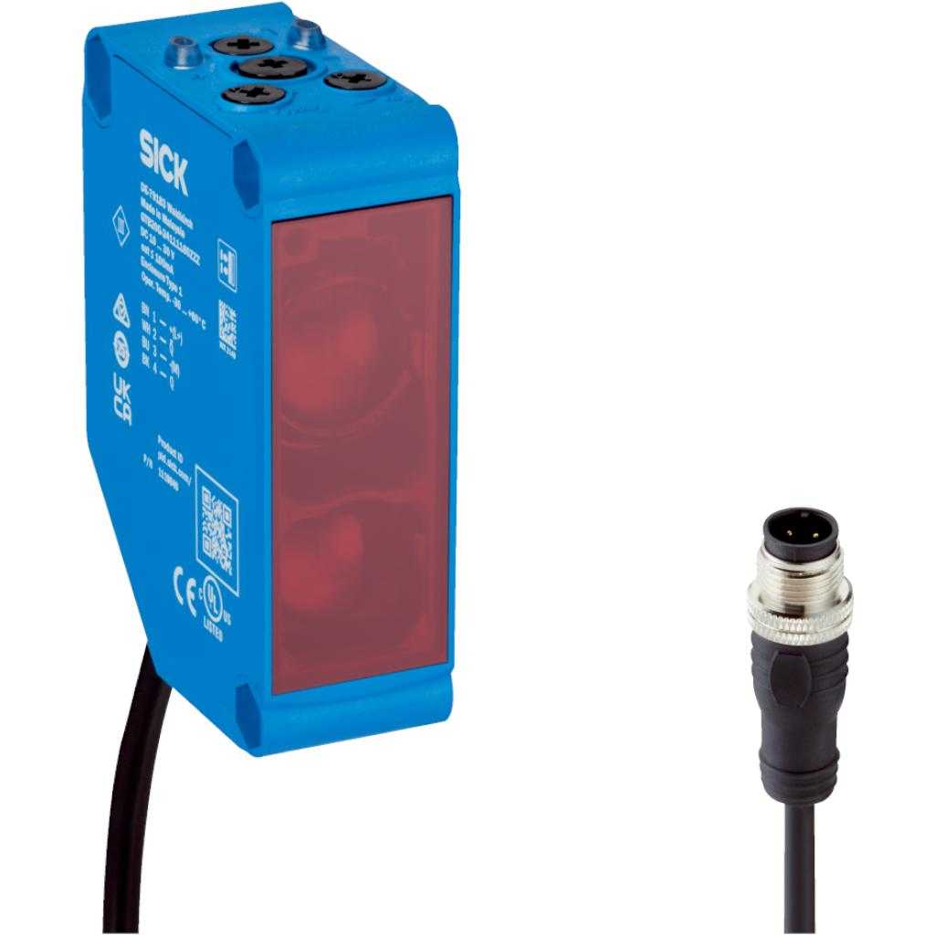 Fotocélula detección sobre objeto GTB20M LED, PNP/NPN, claro/oscuro, cable M12 4P 315mm