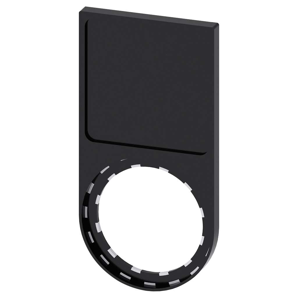Cabeza pulsador 3SU, 27mm, negro