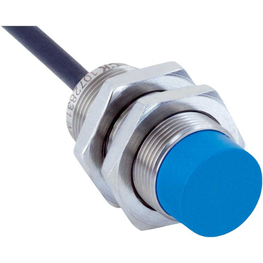 Inductivo IMG18, PNP NC, Sn=12 mm corto, no enrasado, C.c. 3 hilos, cable 2 m