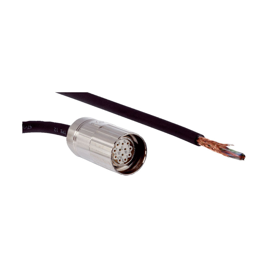 Cable sensor DOL, hembra M23 12P, abierto, Incremental, apant., 20m 12H PUR