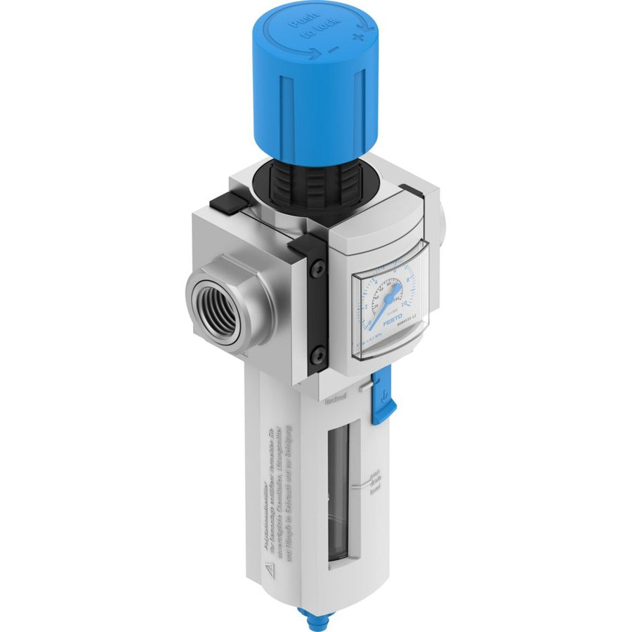 Unidad de filtro y regulador MS4-LFR-AGC-D6-E-R-M