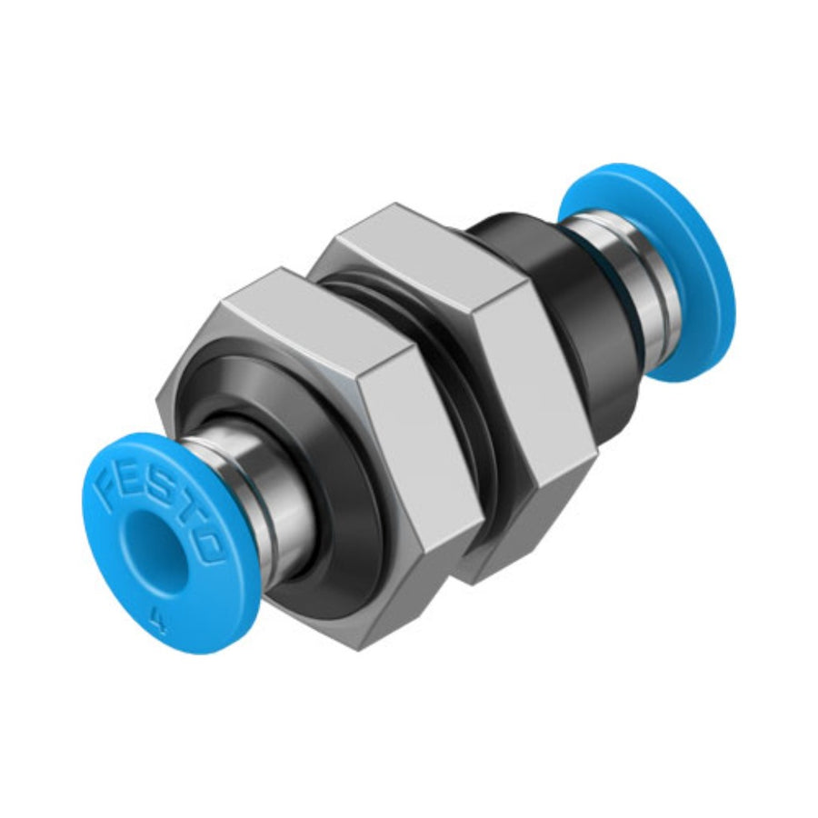 Racor pasamuros QSS, tubo 4 mm