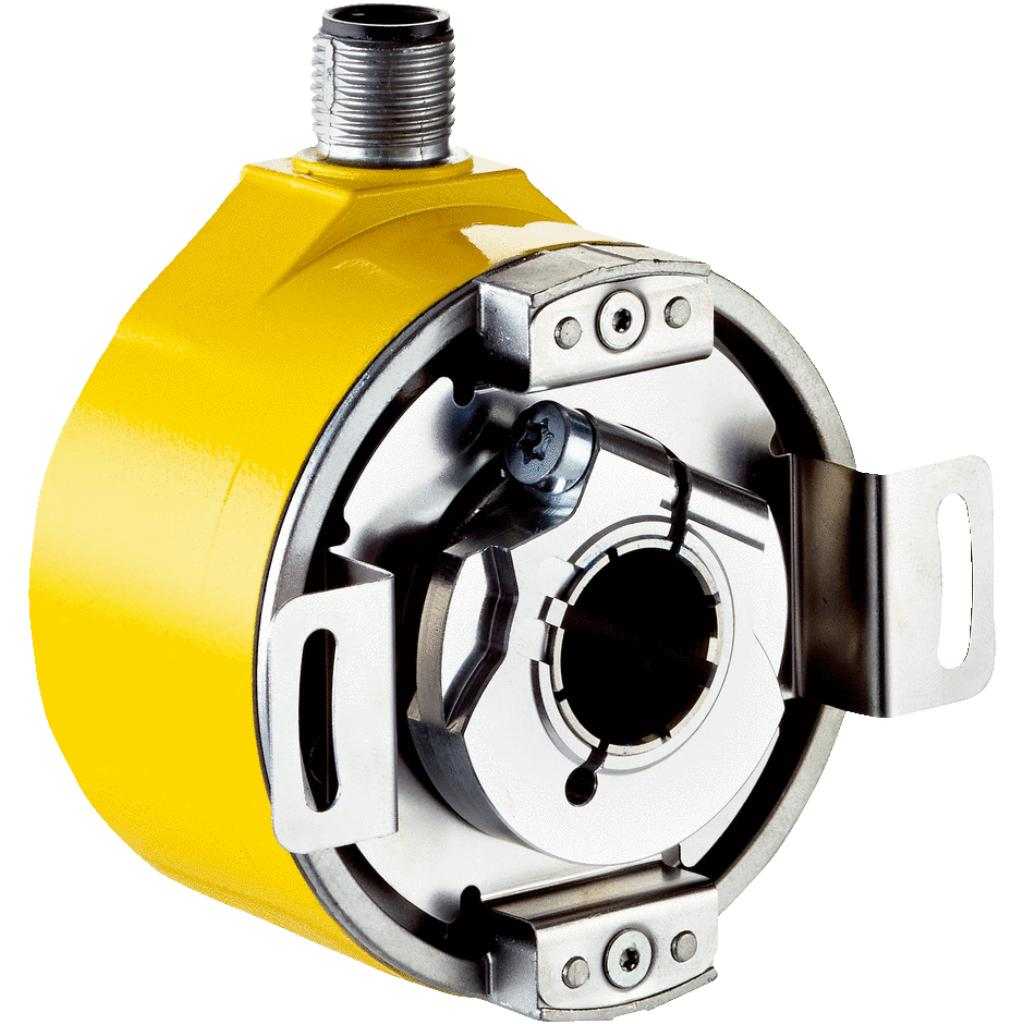 Encoder seguridad AFS/AFM60S Pro, SIL 3, PL e, Eje hueco pasante 8 mm, M12 12P