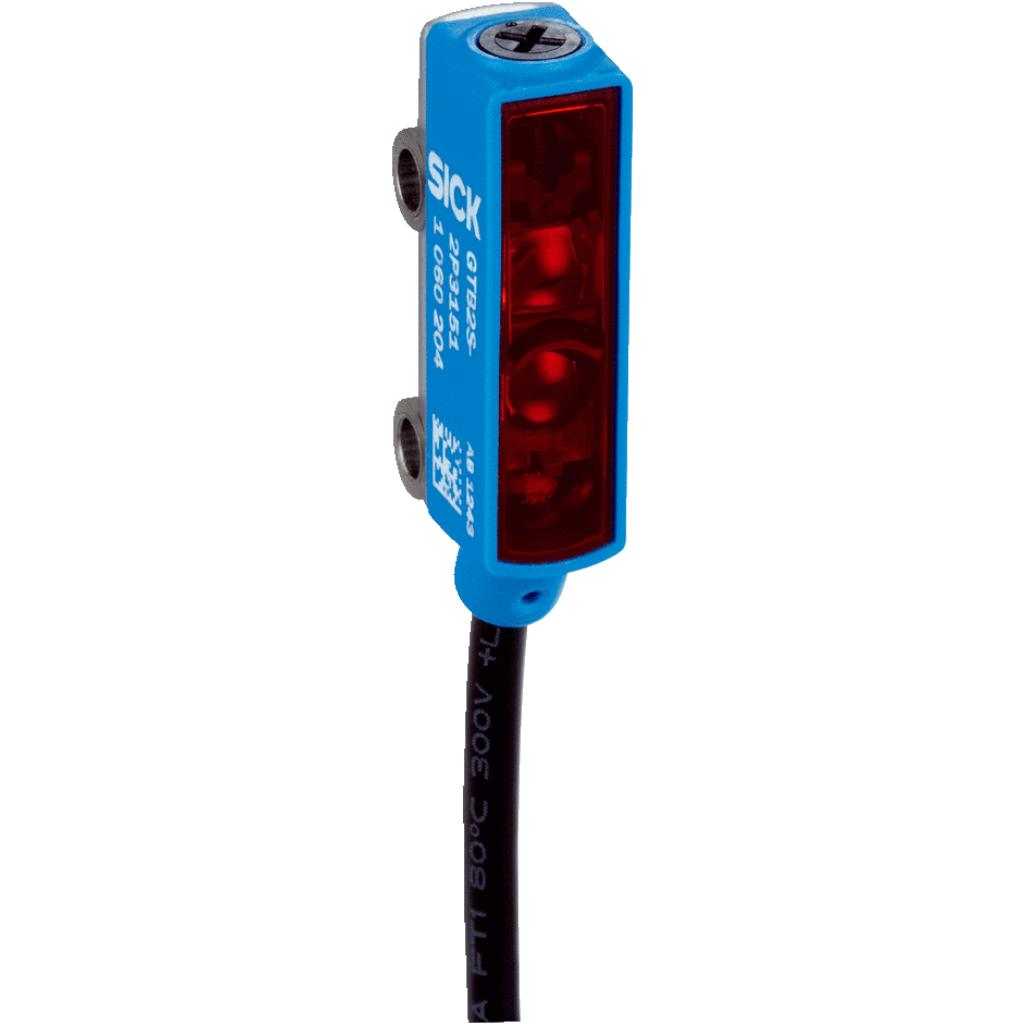 Fotocélula detección sobre objeto GTB2S LED, NPN, claro, cable 3H 2m
