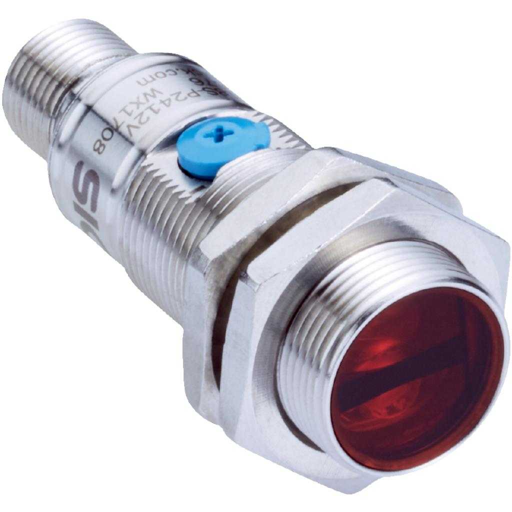 Fotocélula detección sobre objeto GRTE18S LED, PNP, claro/oscuro, M12 4P
