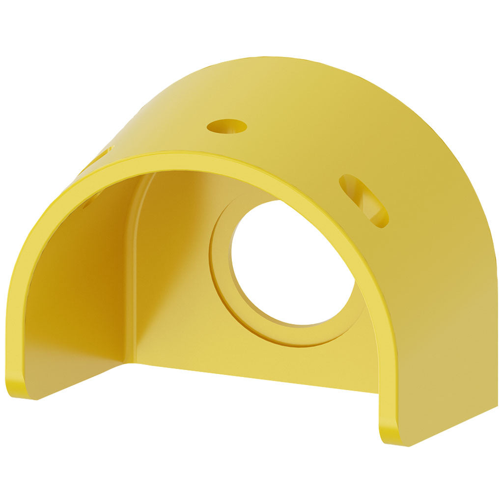 Cabeza seta 3SU, 60mm, plástico, amarillo, seta