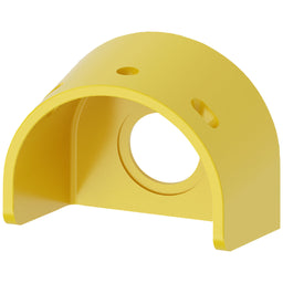 Cabeza seta 3SU, 60mm, plástico, amarillo, seta