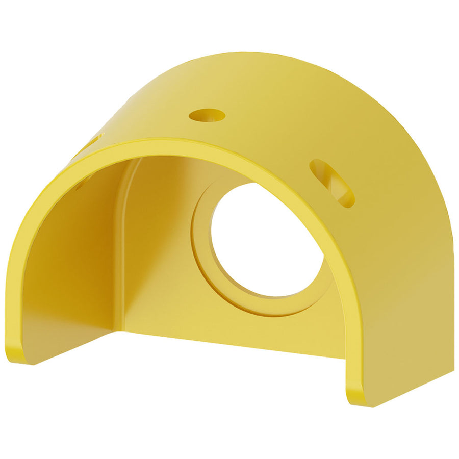 Cabeza seta 3SU, 60mm, plástico, amarillo, seta