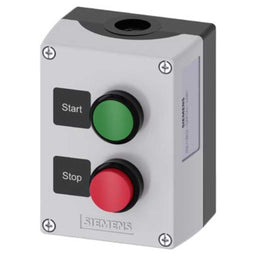 Caja mando 3SU, plástico, 22mm, 2 puntos