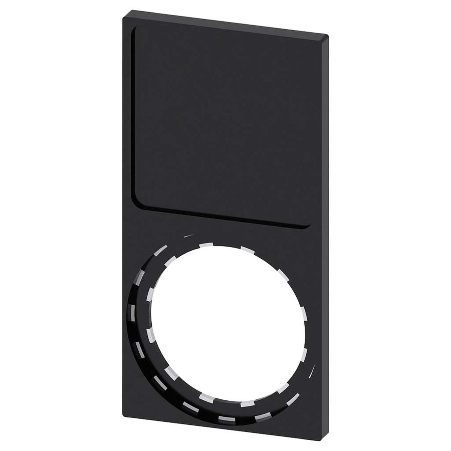 Cabeza pulsador 3SU, 22mm, negro